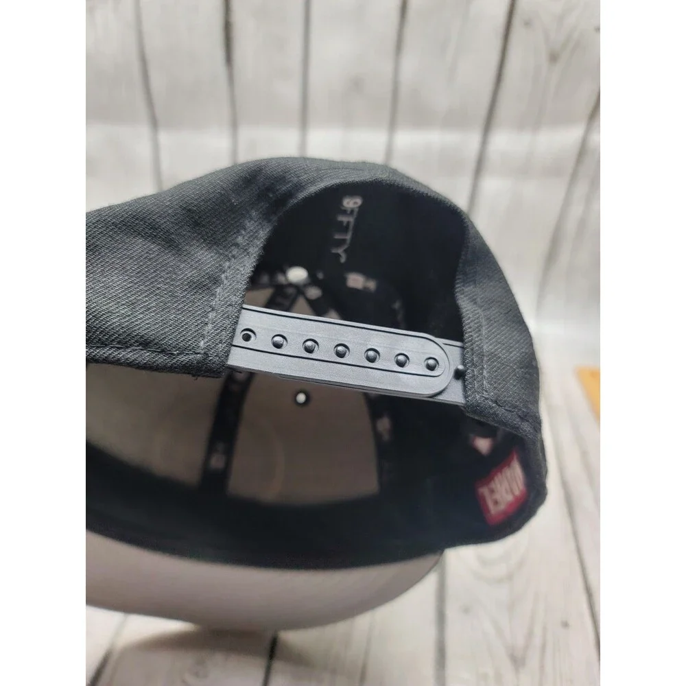 New Era Captain America Hat Black White Shield Logo Marvel Cap One Size OSFM